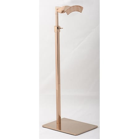 Amko Curved Bar Handbag Stand, Rose Gold CSR-GD2